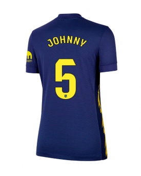 Atletico Madrid Johnny Cardoso #5 Maglia Gara Trasferta Repliche 2025-26 Donna Maniche Corte
